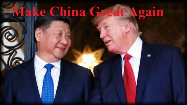 Трамп помогает Китаю